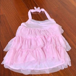 Girls size 4T Kate Mack pink halter style top